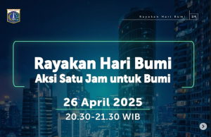 자카르타, 4월 26일 오후 8시 30분부터 1시간 소등