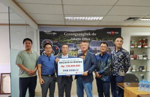 경북 산불 이재민 돕기, 재인도네시아 대구·경북 연합회 성금 전달