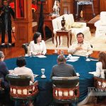 프라보워 대통령 사저에서 열린 언론사 대담회