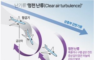 작년 한국내 항공사 맞닥뜨린 난기류 2만7천896건…1년새 36% 급증