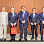 아일랑가 하르타르토 경제조정장관은 도쿄에서 일본 최대 경제단체인 일본경제단체연합회와 간담회. 2025.5.8