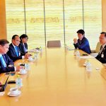 아일랑가 하르타르토 경제조정장관은 일본 도쿄에서 일본상공회의소(JCCI)와 간담회. 2025. 5월 8일