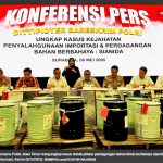 인도네시아 경찰청 범죄수사국(Bareskrim Polri) 특별범죄수사부는 역사상 최대 규모의 시안화물 불법거래 사건을 적발했다고 발표. 2025.5.8