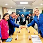 인도네시아 관세 협상 대표단과 미국 재무부 회담. 2025.4.25