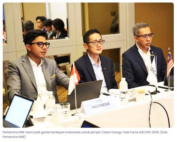 인도네시아, 아세안 청정에너지 TF 의장국 수임