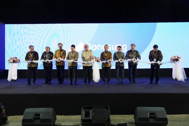 인도네시아 카라왕에 건설된 동성케미컬의 신규 폴리우레탄 생산공장 준공식 2025.4.30.