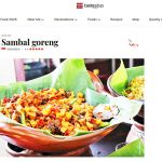 인도네시아의 대표 전통 요리 ‘삼발 고렝(Sambal Goreng)