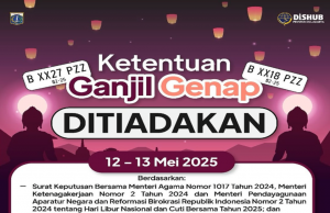 자카르타, 2025년 와이삭 연휴 기간 ‘홀짝제’ 일시 해제