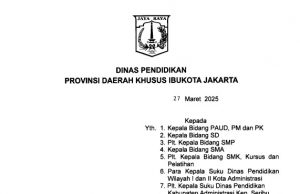 자카르타 교육청, 졸업식 비용 징수 금지령