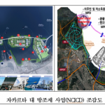 자카르타 대 방조제 사업(NCICD) 조감도 2023.5