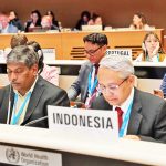 제78차 세계보건총회(WHA)에서 인도네시아 담당관