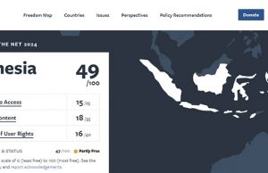 디지털 권리 침해 ‘최악 수준’… 인도네시아, 프리덤 하우스 지표 16점에 그쳐