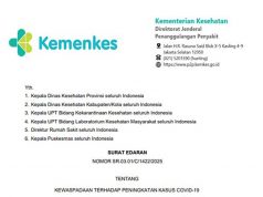 인도네시아 보건부, 코로나19 경계 강화 회람 발표