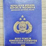 ▲차량 소유 증명서(Buku Pemilik Kendaraan Bermotor, BPKB)