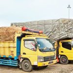 과적차량 단속에 걸린 화물차