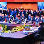 말레이시아 쿠알라룸푸르에서 열린 제46차 동남아시아국가연합(ASEAN) 정상회의에서 프라보워 인도네시아 대통령. 2025.5.26