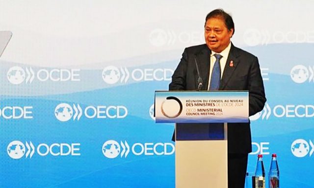 아일랑가 하르타르토 인도네시아 경제조정장관 OECD 기자회견