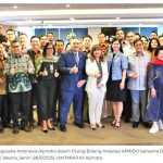 인도네시아 경영자총회(Apindo)와 국부펀드 누산타라 미래 에너지 투자관리청(BPI Danantara) 단체 사진