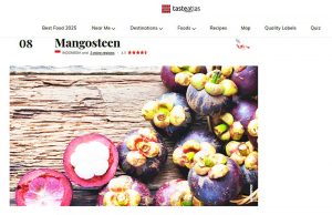 인도네시아 망기스, TasteAtlas 선정 세계 최고 과일 8위