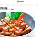 인도네시아의 전통 요리 ‘른당(Rendang)’