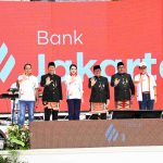 자카르타주가 498번째 정도 기념일을 맞아 PT Bank DKI를 Bank Jakarta로 공식 리브랜딩하고 있다. 2025.6.23