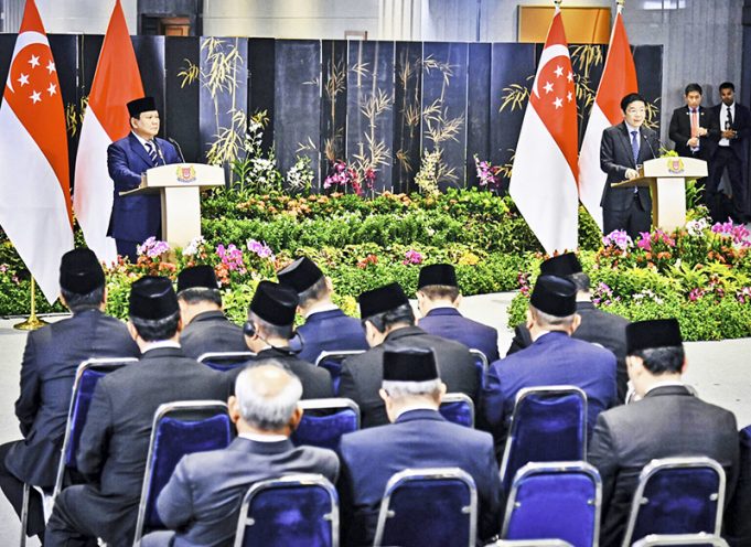 인도네시아-싱가포르 정상회담, 19개 전략적 합의 타결