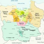 인도네시아 수도권 JABODETABEK 지도