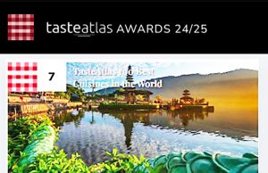 인도네시아 요리, 세계 미식 지도에서 7위 쾌거