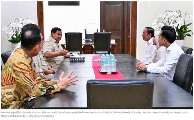 조코위, 프라보워 리더십 극찬… “경제 외교의 위대한 성과”