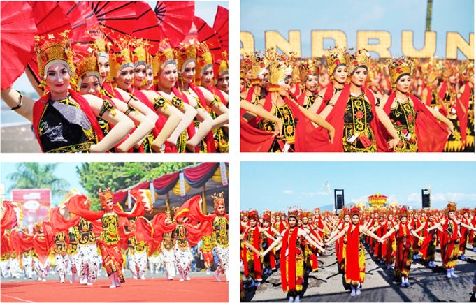 Banyuwangi Gandrung Sewu 축제의 매력 백만 가지 철학이 담겨