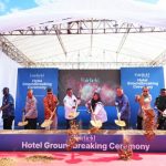남파푸아 주, 메라우케군에서 페어필드 바이 메리어트 호텔 건설을 위한 착공식