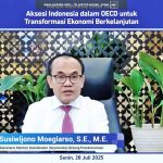 수시위조노 무기아르소 경제조정부 차관은 인도네시아정책연구센터(CIPS) 주최로 열린 ‘황금 인도네시아 2045를 향하여’ 보고서 발표. 2025.7.28