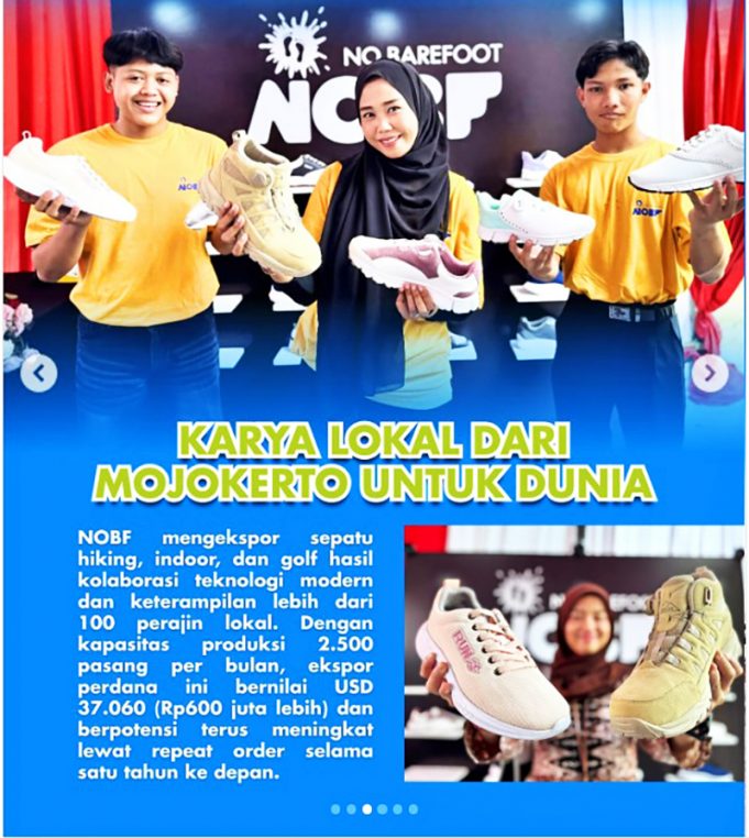 모조케르토 신발 장인, 뻐르타미나의 지원으로 한국 시장 진출 쾌거