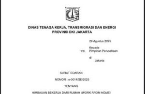 자카르타 주정부, 월요일 시위 확산 우려에 재택근무(WFH) 전격 발표… “상황 주시할 것”