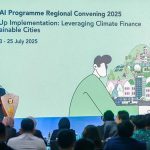 프라모노 아눙 자카르타 특별주(DKI) 주지사는 자카르타에서 열린 UCAP(Urban Climate Action Programme) 기후 행동 이행(CAI) 지역 총회 개막식 기조연설