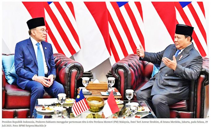 프라보워 대통령·안와르 총리, “아세안 중심 역내 안정 강화” 공감대