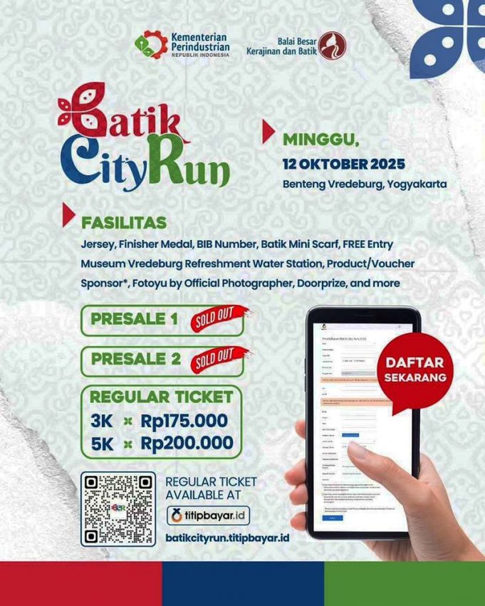욕야카르타, ‘세계 바틱 도시’ 지정 기념… ‘2025바틱 시티 런 ‘ 개최