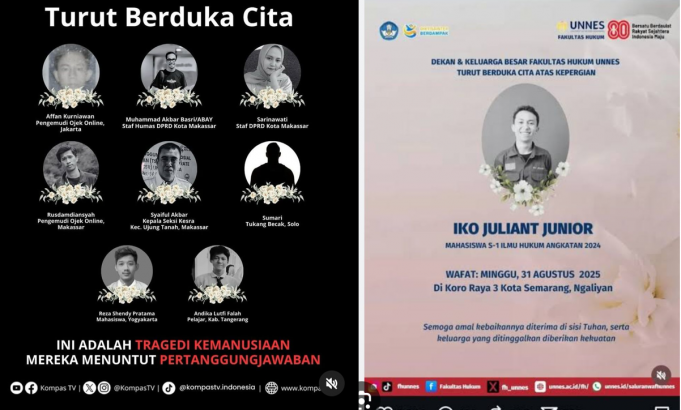 8-9월 전국 시위, 9명의 희생자 발생… 비극의 기록