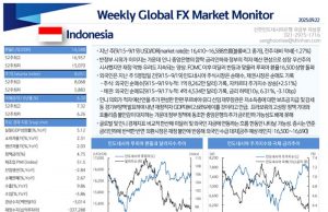 주간환율 Weekly Global FX Market Monitor