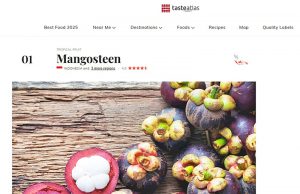 동남아 최고 과일의 영예, 인도네시아 ‘망고스틴’ 선정