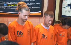 발리에서 코카인 1.3kg 밀수… 국제조직원 2명 체포