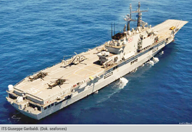 이탈리아 해군에서 퇴역한 항공모함 주세페 가리발디(Giuseppe Garibaldi)호