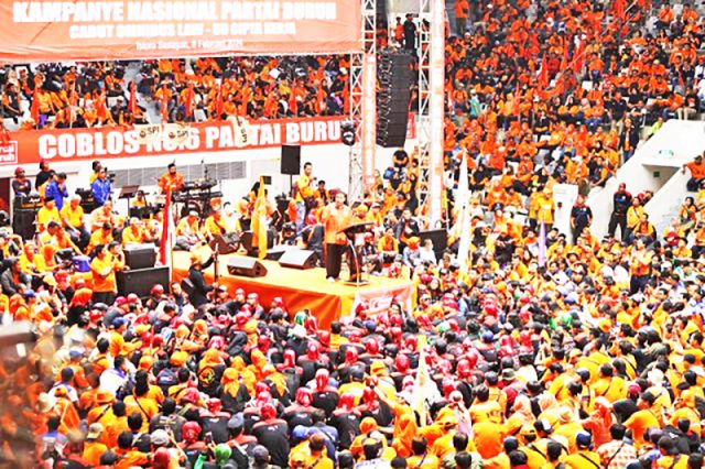 인도네시아노동당 집회