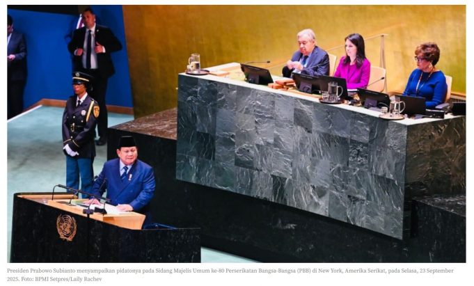 프라보워 대통령 유엔연설서 “가자지구 평화 위해 2만명 파병 가능”