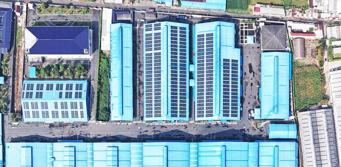 PT. ACE ENERGY SERVICE, 화승인도네시아에 4.1MWp 규모 지붕형 태양광 발전소 구축