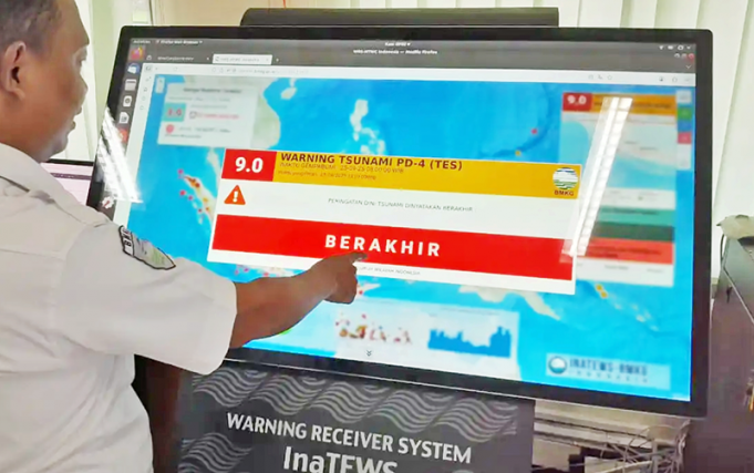 인도양 28개국, 순다해협 M9.0 강진 가정 쓰나미 모의훈련