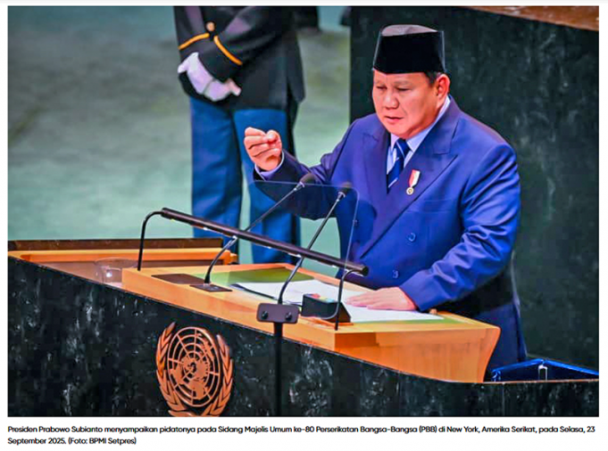 프라보워 대통령 UN 연설국내외 평가는 … “투자 유치 기회” 평가