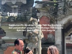 국립인도네시아민속촌(TMII), 김정옥 씨를 문화홍보대사로 위촉