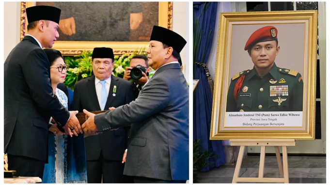 초대 주한 인도네시아 대사 故 사르워 에디 위보워, 국가 영웅 추서