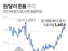 원/달러 환율 추이